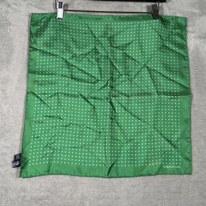 Polo Ralph Lauren Pocket Square Mens Silk Polka Dot Handkerchief Made in Italy